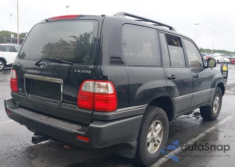 2000 Lexus Lx 470 z USA, uszkodzony, nr VIN JT6HT00W5Y0103867
